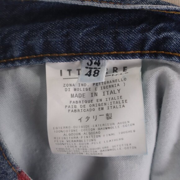 ❄ Vintage Dolce and Gabbana Floral Painted Ripped Distressed Jeans Denim Pants - Picture 10 of 10